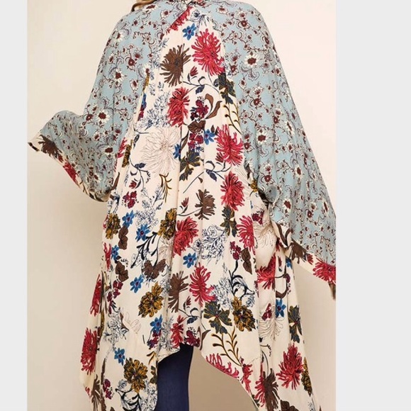 NWT Boutique Boho Gypsy Kimono Duster - Picture 6 of 6